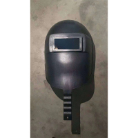 易诺电焊面罩RS电焊面罩 头戴式电焊面罩黑 30支/箱