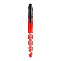 缤乐美(papermate)学生钢笔/墨水笔F2吸塑装 流线长红线色 中小学生办公学习用品