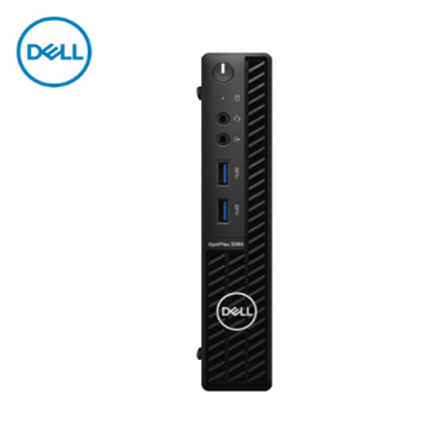 DELL戴尔3080MFF迷你商用台式机+21.5英寸显示器P2219H i3-10100T/8G/256G固态/定制