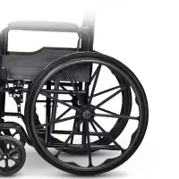 可折叠全钢管加固老人代步车轻便手动椅车