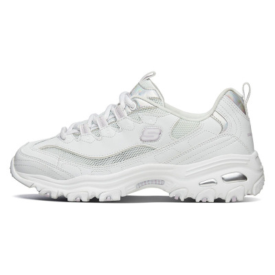 Skechers斯凯奇休闲鞋女厚底熊猫鞋老爹鞋复古运动鞋66666200