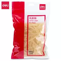 得力(deli)100g耐用橡皮筋乳胶圈橡皮圈捆扎胶圈 办公用品 79310