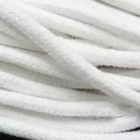 庄杰(ZHUANGJIE)黑棉绳50米 白色 缝纫针织用品