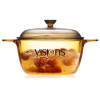 康宁VISIONS 1.5L晶彩透明玻璃汤锅VS-15 家用汤锅炖汤