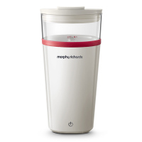摩飞电器(Morphyrichards)便携式搅拌杯料理机冲奶杯咖啡杯健身代餐粉杯MR9000白色