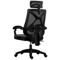 电脑椅子可转椅可躺X600(黑色)