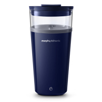 摩飞电器[Morphyrichards]便携式搅拌杯料理机冲奶杯咖啡杯健身代餐粉杯MR9000蓝色