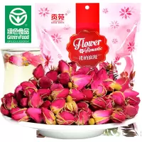 贡苑 茶叶 花草茶 玫瑰花茶 玫瑰花草茶200g/袋 可搭配胎菊柠檬桂花茶