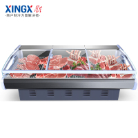 星星(XINGX) SC-2500ZX 卧式冷柜 熟食柜 鲜肉展示柜 卤菜柜 箱内照明 食品级不锈钢操作台 505L