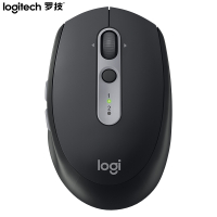 罗技(Logitech)M590 鼠标 无线蓝牙鼠标 办公鼠标 静音鼠标 对称鼠标 优联 石墨黑 .