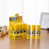 得力(deli)25g高粘性固体胶水 无甲醛快干耐用胶棒 12支装 办公用品