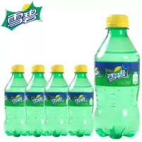 雪碧柠檬味碳酸汽水饮料汽水饮品PET300ml*4瓶迷你小瓶