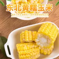 [鲜贝达]东北黄糯玉米10根[单根约160-210g]真空袋 香甜可口