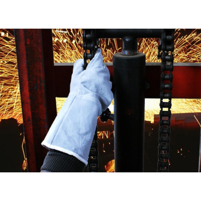 海太尔 0214 牛皮电焊手套耐磨经久耐用（一双装） 可定制