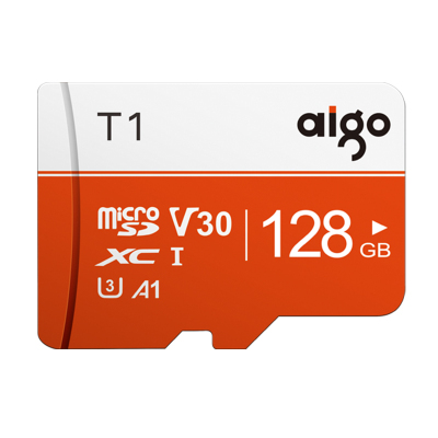 爱国者(aigo)T1手机内存卡128G tf卡+读卡器套餐组合商品