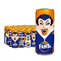 芬达 Fanta 橙味汽水碳酸饮料 330ml*12罐 整箱装 可口可乐出品新老包装随机发货