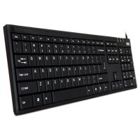 得力(deli) 有线键盘 3712 有线usb键盘 电脑键盘 黑色 1个装