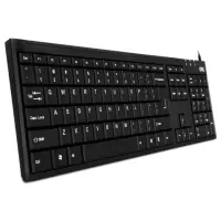 得力(deli) 有线键盘 3712 有线usb键盘 电脑键盘 黑色 1个装