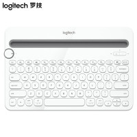 罗技(Logitech)K480 蓝牙键盘 白色(HD)