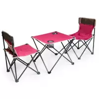狼行者 户外折叠桌椅 便携桌椅三件套LXZ-6003 颜色随机