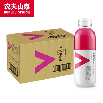 农夫山泉维他命水石榴蓝莓味功能饮料500ml*15瓶/箱