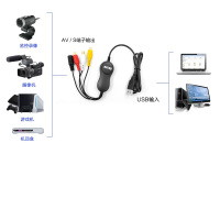 免驱高清USB2.0音视频AV采集卡转录老式磁带录像机监控win苹果1路