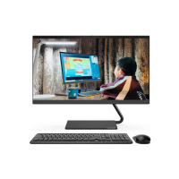 联想(Lenovo)AIO520逸 23.8英寸一体机电脑(I3 16G 1T固态 无线键鼠 黑色)定制