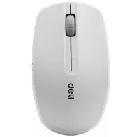 得力(deli) 办公无线静音鼠标 游戏鼠标 笔记本鼠标 电脑鼠标 办公用品 3738白色