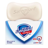 舒肤佳(Safeguard ) 香皂 纯白清香 温和滋养 天然植物皂基 125g/块(12块装)