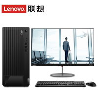 联想ThinkCentre E97 台式电脑套机 I5-10400F/16G/256ssd+1TB/4G独显/27显示器