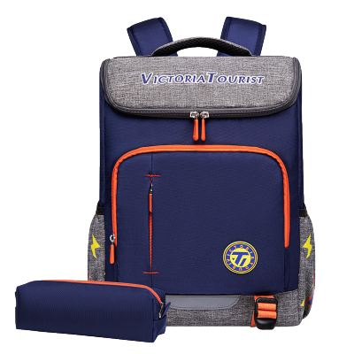 维多利亚旅行者(VICTORIATOURIST)舒适背负儿童书包 电脑数码包 S8035大版藏青色
