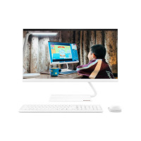 联想(Lenovo)AIO520逸 23.8英寸一体机电脑(I5 16G 1T固态 无线键鼠 白色)定制