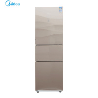 美的(Midea)BCD-217WTM冰箱多门三门家用风冷无霜双循环电冰箱静音节能217升爵士棕