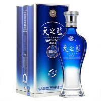 洋河蓝色经典 天之蓝 42度绵柔型白酒520ML(六瓶装)