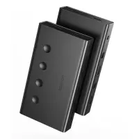 绿联 KVM切换器HDMI2.0切屏器4进1出4K高清 USB打印机共享器