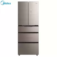 美的(Midea) BCD-405WTGPM 双开门405升冰箱对开门家用智能变频风冷无霜多门电冰箱