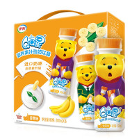 伊利 QQ星香蕉味营养果汁酸奶200ml*16瓶/箱