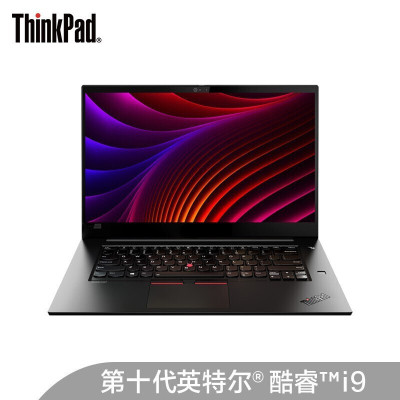 联想ThinkPad X1隐士Extreme(1LCD)商用 15.6英寸设计笔记本电脑(i7-10750H 16 1T 4K GTX1650Ti-4GB)