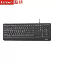 联想(Lenovo)有线键盘 USB键盘 家用办公键盘 电脑键盘 单键盘 KM102