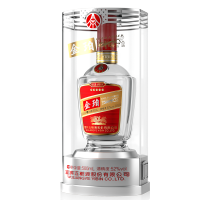 五粮液股份公司 金珀 52度500ml单瓶装 透明盒升级银装版 浓香型白酒