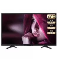 智能网络平板电视32英寸 WiFi高清LED液晶平板电视 (黑色)