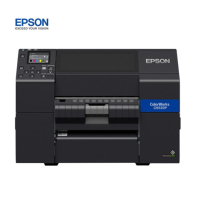 爱普生(EPSON) CW-C6530P 工业彩色标签机/条码打印机 8英寸A4宽幅自动剥离 桌面型数码标签机