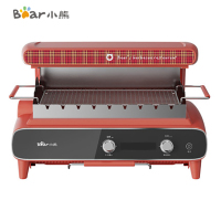 小熊（Bear）烧烤机家用无烟烤肉锅韩式烧烤炉电烤炉远红外光波加热自动旋转电烤机架烤机DKL-B15F1