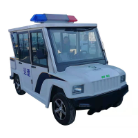 翱毓(aoyu)XL4401B全封闭电动四轮巡逻车 两排五座巡逻电动车警车 悍马款电动巡逻车