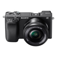 索尼ILCE-A6400微单数码相机 黑色机身+SEL1650镜头(含闪迪 128G sd卡SDXC 170Mb/s)