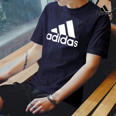 Adidas阿迪达斯男士体恤2021夏季新款休闲运动透气半袖T恤GK9122