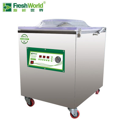 新鲜世界(Fresh World)FW-6108商用真空包装机食品抽真空封口机全自动大型熟食打包机20L工业泵大抽力