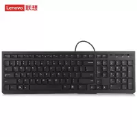 联想(lenovo)键盘 有线键盘 办公键盘 巧克力键盘 电脑键盘 笔记本键盘 K5819单键盘 黑色