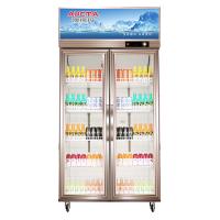 澳柯玛(AUCMA) 展示柜LSC-520D 520升商用双门冷藏展示柜立式商用保鲜柜饮料冰柜两双门蛋糕串串冰箱餐饮