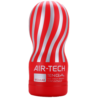 TENGA日本进口AIR-TECH反复使用型ATH-002R真空飞机杯红色标准型男性系列男用成人情趣用具自慰器